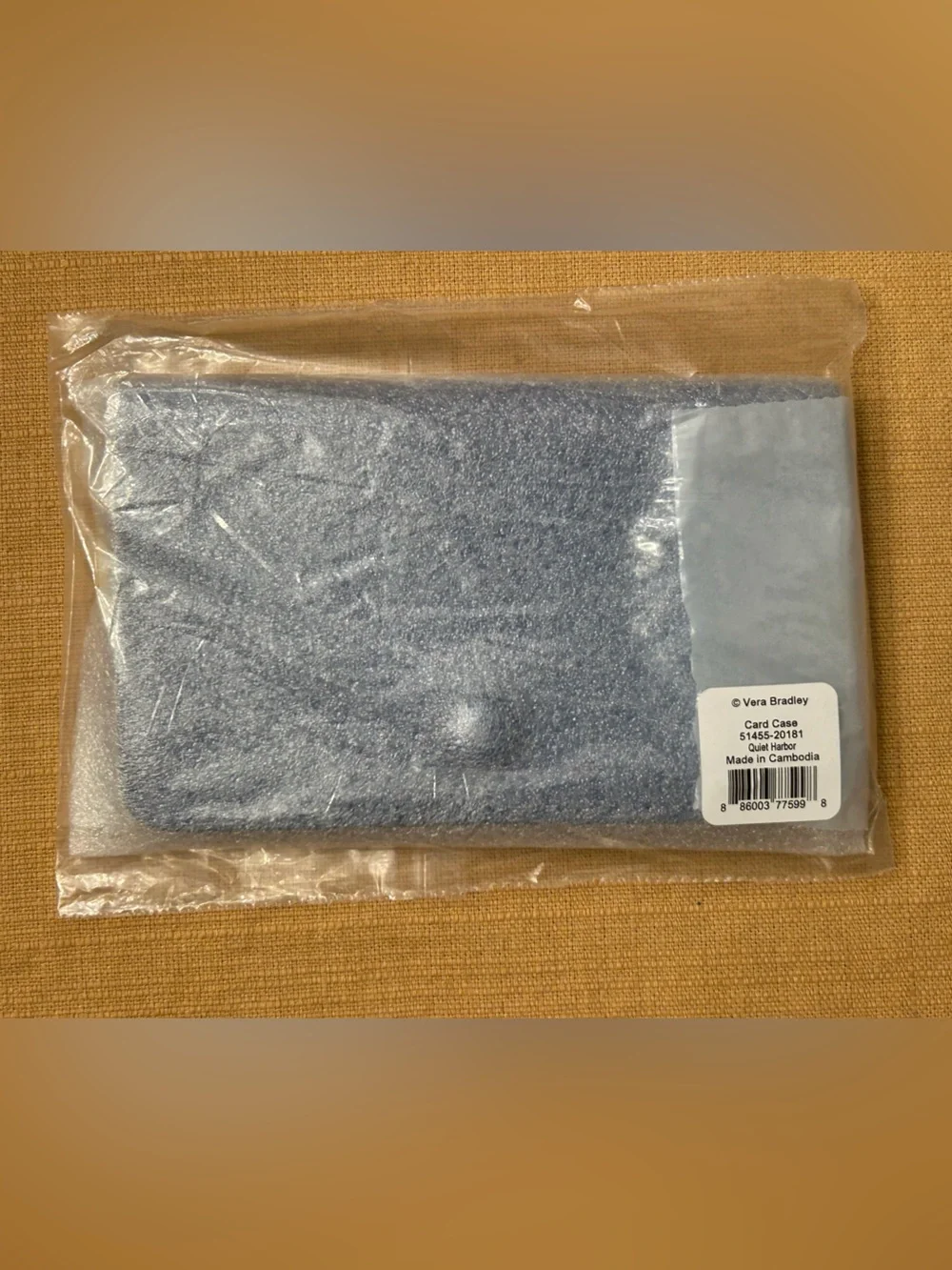 Vera Bradley Leather Snap Wallet Quiet Harbor NWT - Picture 3 of 3